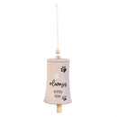 Memorial Bell, Ceramic, Love Lives Forever, Assort of 2