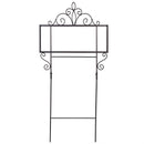 Metal Horizontal Yard Sign Holder, 20.5"W x 42"H