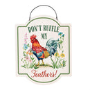 Hillside Pasture Garden Sign, Metal, Funny Farm Sayings, 8", Asst of 4