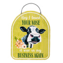 Hillside Pasture Garden Sign, Metal, Funny Farm Sayings, 8", Asst of 4