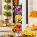 Fall Mums PVC Vertical Yard Sign, 8"Wx30"H