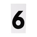 4" x 8" PVC Address Number of 6