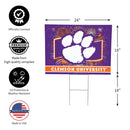 Clemson University Yard Sign, Patriotic