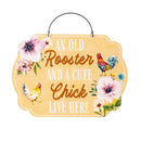 Hillside Pasture Garden Sign, Printed Metal Hanging Sign, 10.5" L x 7.5" H, Asst of 3