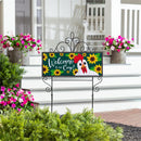 Winky Blinky Welcome to Our Coop PVC Horizontal Yard Sign, 20"Wx 8"H
