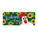 Winky Blinky Welcome to Our Coop PVC Horizontal Yard Sign, 20"Wx 8"H