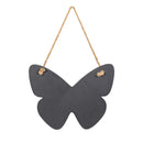 Memorial Garden Sign, Slate, Butterfly Shape, Asst of 2