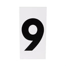 4" x 8" PVC Address Number of 9