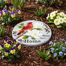 Bless Our Home Cardinal Garden Stone