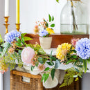 Cottage Garden Garland Artificial Floral, 72"L