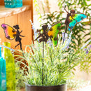 Cottage Garden Glass and Metal Fairy Plant Pick, 3 Styles, 16 Of Each, 48PCS in the Bucket Display
