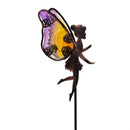 Cottage Garden Glass and Metal Fairy Plant Pick, 3 Styles, 16 Of Each, 48PCS in the Bucket Display