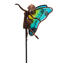 Cottage Garden Glass and Metal Fairy Plant Pick, 3 Styles, 16 Of Each, 48PCS in the Bucket Display