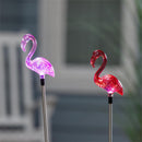 Palm Beach Plastic Flamingo Solar Garden Stake 33"H, 2 Assorted, 12PCS CDU