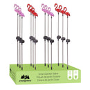 Palm Beach Plastic Flamingo Solar Garden Stake 33"H, 2 Assorted, 12PCS CDU