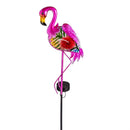 Tropical Oasis Metal Solar Flamingo Stake 36"H, 2 Assorted, 12PCS CDU