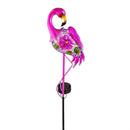 Tropical Oasis Metal Solar Flamingo Stake 36"H, 2 Assorted, 12PCS CDU