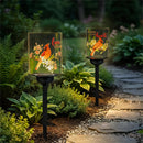 Memorial Garden Stake, Cardinal Acrylic Solar Stake, 2 Asst, 12pcs CDU