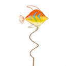 Seaside Retreat Garden Stake, Tropical Fish Metal Garden Stake 32"H, 3 Assorted