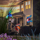 Pollinator Garden Solar Butterfly/Dragonfly/Ladybug Twinkling Stake, 3 Assorted, 12PCS CDU