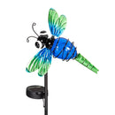 Pollinator Garden Solar Butterfly/Dragonfly/Ladybug Twinkling Stake, 3 Assorted, 12PCS CDU