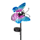 Pollinator Garden Solar Butterfly/Dragonfly/Ladybug Twinkling Stake, 3 Assorted, 12PCS CDU