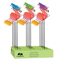 Haunted House Garden Stake,Halloween Flamingo Garden Stake 36"H, 3 Asst, 12pcs CDU