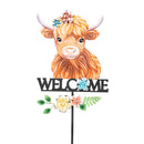 Hillside Pasture Metal Garden Stake Barn/Cow/Rooster 36"H, 3 Assorted