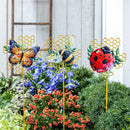 Pollinator Garden Garden Stake, Pollinator Honeycomb , 36"H, 3 Assorted