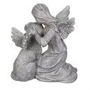 Memorial Angel's Comfort Dog Resin Statuary, 8.5"H