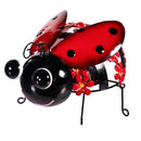 Pollinator Garden Statue, LED Frog & Ladybug Statue, 2 Asst., 5.5"H