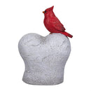 Memorial Always in My Heart Cardinal Resin Statuary, 9"H