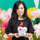 Memorial Always in My Heart Cardinal Resin Statuary, 9"H
