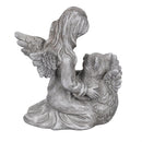 Memorial Angel's Comfort Cat Resin Statuary, 8.5"H