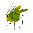 Metal Verdant Grasshopper Garden Statue, 7"H