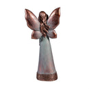 Resin Praying and Heart Angel Garden Statues, 2 Asst., 12.5"H