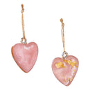 Valentine's Day Hanging Decor Resin Ornament Heart 2.25"H, In Glass Jar