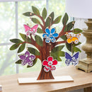 Petal & Plow Hanging Decor Wood Ornament Program, With Wood Tree Display