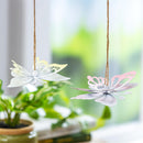 Pollinator Garden Hanging Decor Metal Butterfly, 4.75"L, Asst of 2