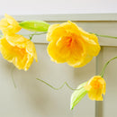 What She Shed Hanging Decor Paper Garland Yellow Flower, 65"L