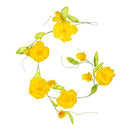 What She Shed Hanging Decor Paper Garland Yellow Flower, 65"L