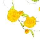 What She Shed Hanging Decor Paper Garland Yellow Flower, 65"L