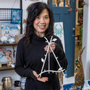 What She Shed Hardware, Metal, Fancy Easel with Bird Icon, Asst of 4