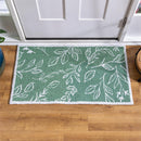 Verdant Greenery Indoor/Outdoor Hooked Rug 24"x42"