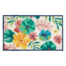 Vibrant Flowers Indoor/Outdoor Hooked Rug 24"x42"