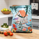 Cottage Garden Tote Foldable Compact Tote Bag, Bird House, 15.5"L x 4.5"W x 16.5"H