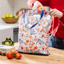 Hillside Pasture Tote Foldable Compact Tote Bag, Cowboy Boots, 15.5"L x 4.5"W x 16.5"H