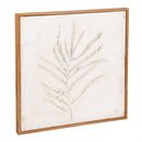 VivaStyle Indoor Wall Decor, Pressed Plant Canvas, 16"Lx16"H, Asst of 2