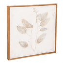 VivaStyle Indoor Wall Decor, Pressed Plant Canvas, 16"Lx16"H, Asst of 2