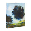 Petal & Plow Indoor Wall Decor, Textile, Colorful Tree Landscape Canvas, 6" L x 8" H, Asst of 4